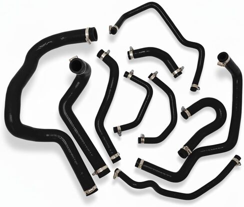 10Pcs Black Hoses For 1997-2001 Honda CR-V MK1 RD1 B20 2.0L Silicone Radiator Hose Kit With Clamps Cooling Coolant Pipe Tube Hoses 1997 1998 1999 2000 2001 in Saudi Arabia