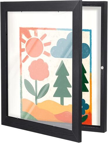 T Shirt Frames for Wall Display 18" X 14" Jersey Shadow Box Display Case for Wall Mount or Desktop, T-Shirt Picture Frame 1" Depth of Usable Space Shadow Box for Football Baseball Basketball Jerseys in Saudi Arabia
