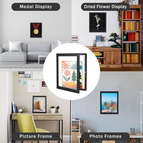 T Shirt Frames for Wall Display 18" X 14" Jersey Shadow Box Display Case for Wall Mount or Desktop, T-Shirt Picture Frame 1" Depth of Usable Space Shadow Box for Football Baseball Basketball Jerseys in Saudi Arabia