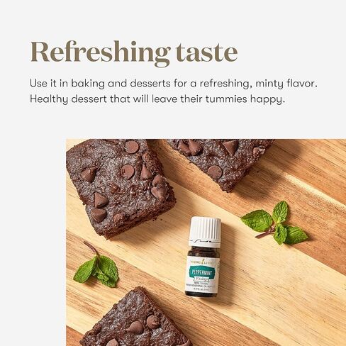 Young Living Peppermint Vitality Essential Oil | 5 ml | Dietary Supplement for Digestive Support and Refreshing Flavor in Kuwait