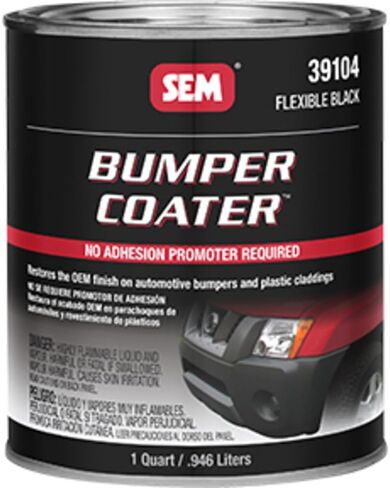 SEM 39104 Black Original Flexible Bumper Coater Aerosol - 1 Quart in Saudi Arabia