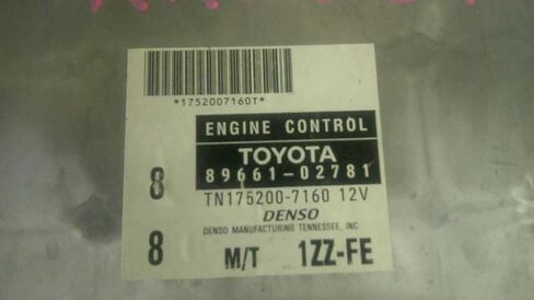 Engine ECM Control Module Fits 01-02 Compatible with Toyota Corolla 89661-02781 8966102781 in Saudi Arabia