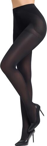 LABELLA Super Indestructible Tights Run Resistant Durable Pantyhose High Waist Semi Sheer Slimming Look in Kuwait