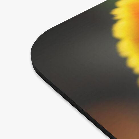 Vividly Colorful Sun Conure Mouse Pad 9x8 Inch with Rubber Base in Saudi Arabia