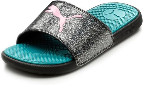 PUMA Kids Girls Cool Cat Aurora Slide Casual Sandals Casual - Black in Saudi Arabia