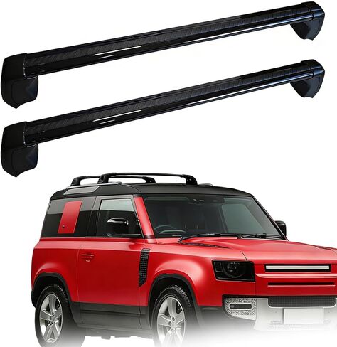 Roof Rack Cross Bars for Land Rover Defender 110 2020-2025, Heavy Duty Aluminum 200LBS Capacity Crossbar Car Carrier Luggage, Fit for Flush Side Rails in Kuwait