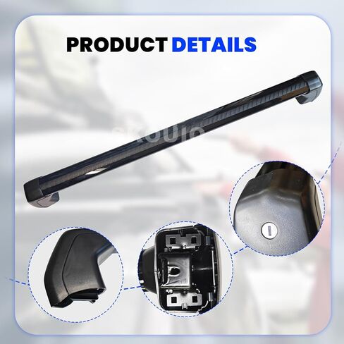 Roof Rack Cross Bars for Land Rover Defender 110 2020-2025, Heavy Duty Aluminum 200LBS Capacity Crossbar Car Carrier Luggage, Fit for Flush Side Rails in Kuwait