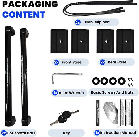 Roof Rack Cross Bars for Land Rover Defender 110 2020-2025, Heavy Duty Aluminum 200LBS Capacity Crossbar Car Carrier Luggage, Fit for Flush Side Rails in Kuwait