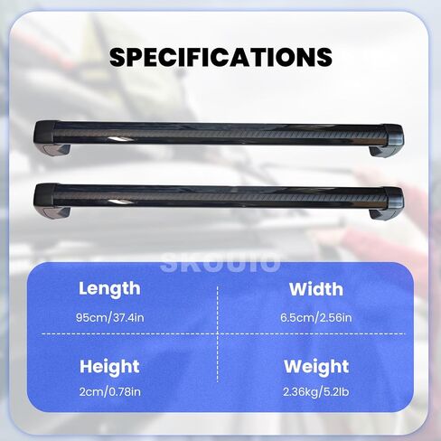 Roof Rack Cross Bars for Land Rover Defender 110 2020-2025, Heavy Duty Aluminum 200LBS Capacity Crossbar Car Carrier Luggage, Fit for Flush Side Rails in Kuwait