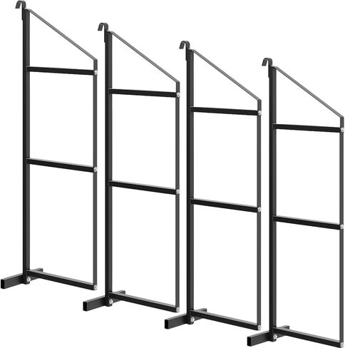 2 PCs Shipping Container Shelving Bracket, 22" D x 60" H, 3-Tier Powder Coated Steel Shelf Brackets, 1100 LBS Capacity, Quick Hang D Hook, for Cargo Storage, Warehouse, Garage, Heavy Duty in Saudi Arabia