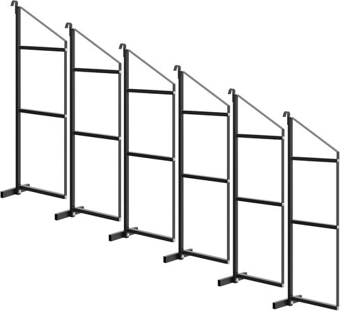 2 PCs Shipping Container Shelving Bracket, 22" D x 60" H, 3-Tier Powder Coated Steel Shelf Brackets, 1100 LBS Capacity, Quick Hang D Hook, for Cargo Storage, Warehouse, Garage, Heavy Duty in Saudi Arabia