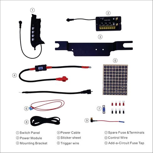 Voswitch B400 Grab Handle Switch Panel for Ford Bronco 2021-current in Kuwait