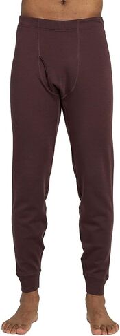 LAPASA Men's 100% Merino Wool Bottom Base Layer Thermoflux Lightweight & Midweight Thermal Underwear Pants Warm Long John in Saudi Arabia
