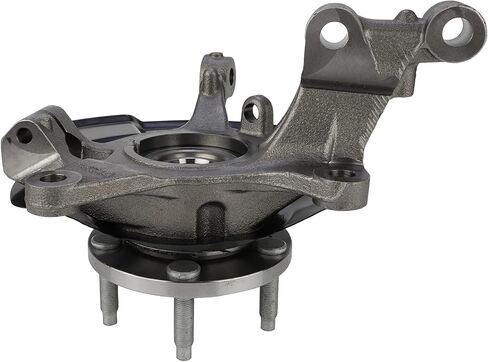 OCPTY Wheel Hub Bearing Steering Knuckle Assembly Front Driver (Left) Side 2007-2010 Fit for Ford Edge 3.5L LK055 in Saudi Arabia