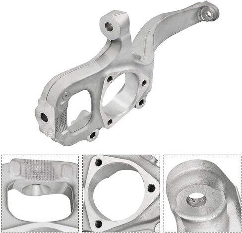 4877659AD Front Left Suspension Steering Knuckle Fits for 2016-2022 Jeep Grand Cherokee & 2016-2024 Dodge Durango# 170261# Driver Side in Kuwait