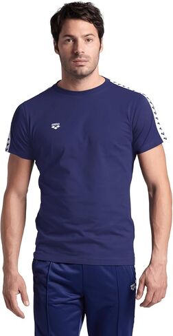 ARENA Men's Team T-Shirt 100% Cotton Slim Fit Short Sleeve Casual Athletic Wear in Kuwait