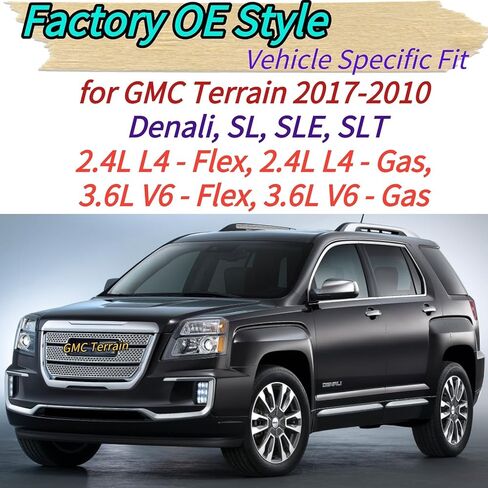 شفرة ممسحة خلفية لسيارة GMC Terrain 2010-2017 2016 2015 2014 2013 2012 2011 تناسب تمامًا طرازات Denali SL SLE SLT OEM بديلة للخلف الخلفي ممسحة الزجاج الأمامي in Kuwait