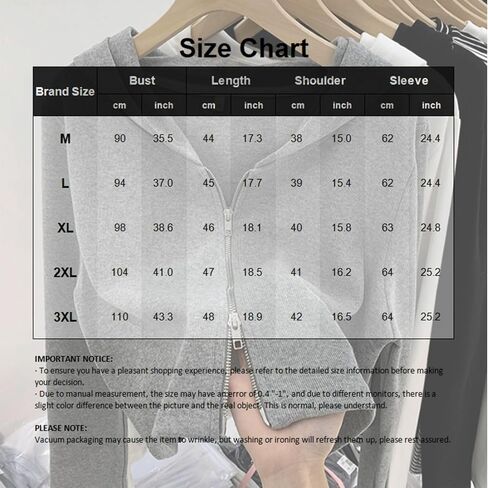 Women's Cropped Zip Up Cardigan Sweater Y2K Fitted Ribbed Hoodie with Double Zipper Short Streetwear Top in Saudi Arabia