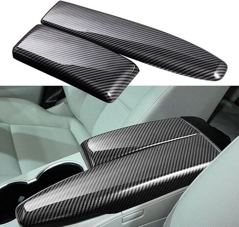 ABS ألياف الكربون مركز مسند الذراع صندوق غطاء لوحة لبنز C Class W204 2008-2014 ل E Class W212 2010-2013 ل GLK X204 2008-2015 in Kuwait
