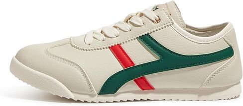 Women's Retro Fashion Sneakers Casual Trendy Comfort Tennis Shoes Anti-Slip Lightweight Low Top Walking Footwear in Kuwait