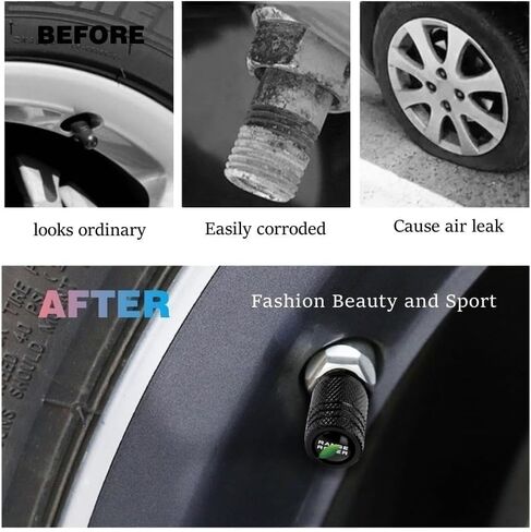 Car Tire Valve stem Covers Compatible with Range Rover Tire Valve Stem Caps Metal Material Car tire Valve caps in Kuwait
