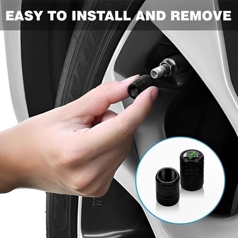 Car Tire Valve stem Covers Compatible with Range Rover Tire Valve Stem Caps Metal Material Car tire Valve caps in Kuwait
