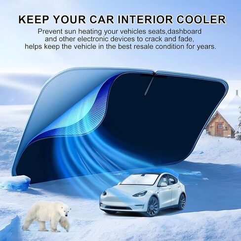 T TGBROS Windshield Sun Shade for Subaru Outback Wagon 2015-2018 2019 Car Window Shades Thicken UV Block and Blackout Privacy Foldable Sunshades 8PCS Accessories Keep Cool Sun Visor Covers in Saudi Arabia
