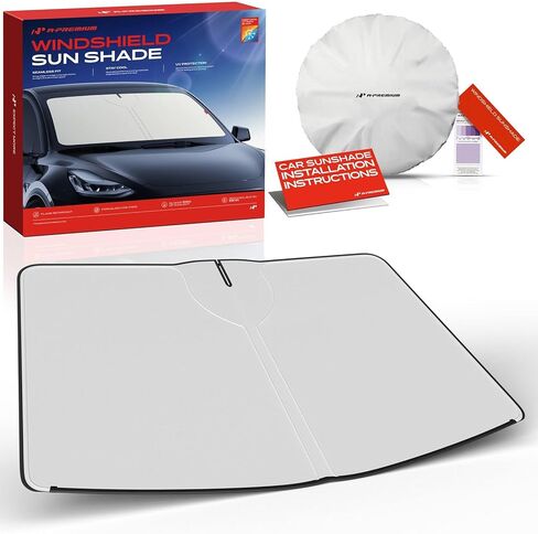 A-Premium Front Windshield Sun Shade Compatible with Honda Civic 2021 2022 2023 2024 2025 2026 Foldable Sunshade Block UV Rays with Storage Bag in Saudi Arabia