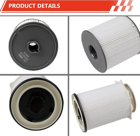 مجموعة فلتر الوقود وفاصل المياه متوافقة مع محركات Ram 2500 3500 4500 5500 6.7L Cummins Turbo Diesel Engine 2019 2020 2021 2022 2023، يستبدل 68157291AA 68436631AA in Kuwait