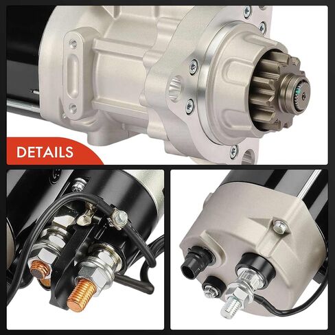 A-Premium Starter Fit for Freightliner Century Class 1997-2008 Coronado 2003-2008, 12V 7.3KW CW 11T, 10.3L 10.8L 11.1L 12.0L 12.5L 12.7L 12.8L 14.0L 14.6L 14.8L 14.9L 15.0L 15.8L 3.9L in Saudi Arabia