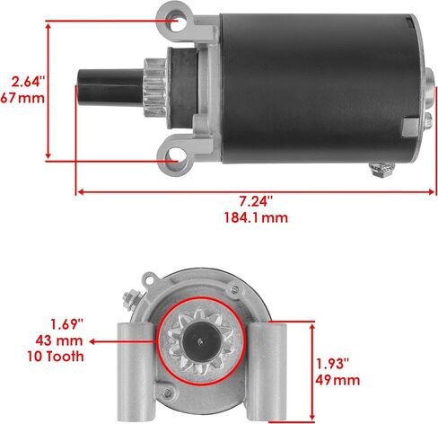 Caltric Starter Compatible with John Deere Am130407 Am132818 6560020Mo30Sm 6727040Mo30Sm Tractor in Saudi Arabia