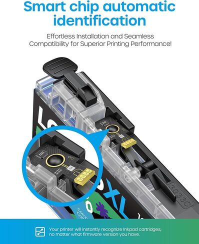 LC406XL Ink Cartridges for Brother Printer Compatible Replacement for LC406 XL LC406XL LC406 for Brother MFC-J4335DW MFC-J6555DW MFC-J5855DW MFC-J4535DW MFC-J6955DW MFC-J5955DW (5 Pack, 2BK/M/C/Y) in Kuwait