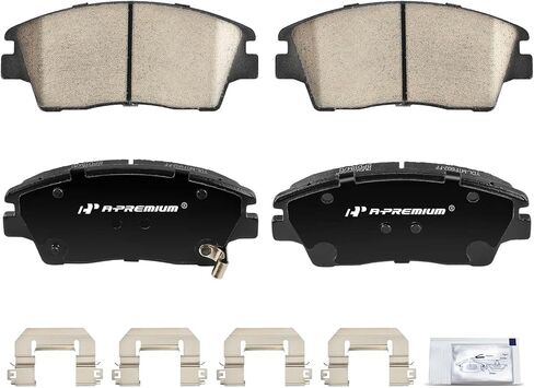 A-Premium Front Ceramic Brake Pads Set Compatible with Hyundai Elantra 2017-2020, Tucson 2016-2021 & Kia Sportage 2017-2022, 4-Pack in Saudi Arabia