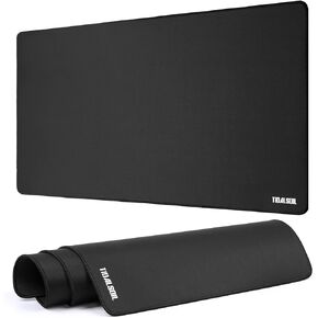 لوحة ماوس ألعاب كبيرة مقاس XXL 35.4 × 15.7 بوصة - لوحة مكتب ممتدة كبيرة الحجم مع قاعدة غير قابلة للانزلاق، لوحة ماوس ذات حواف مخيطة، سطح أملس للوحة المفاتيح والماوس والمكتب والألعاب والعمل in Kuwait