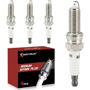 Iridium Spark Plugs Set of 4 Compatible with Hyundai Veloster Accent & Kia Soul Rio 2012 2013 2014 2015 2016 2017 2018 2019 L4 1.6L #92873,LZKR6AIX,93815,SILZKR6B10E in Kuwait