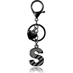 American Flag Initial Keychain for Men Women, Stainless Steel Keychain Bag Charms, Patriot, Veterans, Easter in Saudi Arabia
