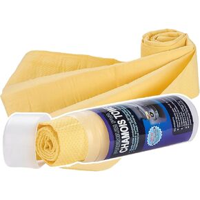 26" x 17" Premium Chamois Towel for Car, Dry Cloth for Dust Removal, Chamois Cloth Wash Car Cleaning Towel Lint-Free Rags for Drying Cars (1 Pack) in Kuwait