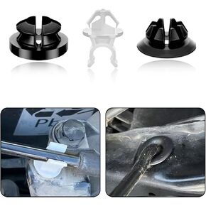 3PCS Hood Prop Rod Clips Car Hood Prop Support Holder for Honda, Car Engine Hood Rod Grommet Stay Clips Compatible with Honda Accord Odyssey Acura TSX Prelude #91503-SS0-003 91604-SD2-013 in Kuwait