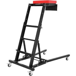 400 LBS Capacity Topside Automotive Engine Creeper with Adjustable Height 45" to 66" - Heavy Duty Foldable Creeper with 4 Brake Wheels, Padded Deck for Auto Repair&Truck in Kuwait