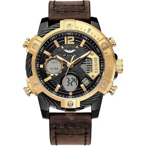 FEICE Men's Chronograph Sport Watch Japanese Quartz Analog-Digital Waterproof Watches Multifunctional Luminescent Industrial Style Punk Watch in Kuwait