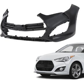 ANDPLAY Front Bumper Cover Compatible with Hyundai Veloster 2013 2014 2015 2016 2017 Black 865112V500 HY1000194 in Kuwait