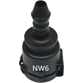 NW6 Coolant Hose Connector Adapter,Radiator Pipe Line Fittings for Chevrolet Mercedes-Benz BMW Audi Volkswagen Volvo Buick,Engine Heater Hose Assembly Junction Flange Repair Kit Barbed,3/8 inch Tube in Kuwait