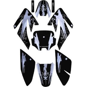 Complete Sticker Graphics Plastic Body Kit for CRF70 CRF 70 Dirt Pit Bike Motorcycle (Style 2) in Kuwait