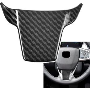 Ramuel Compatible with Steering Wheel Cover Trim Carbon Fiber Stainless Steel Interior Accessories for Honda CR-V 2017-2022 in Kuwait