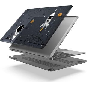 Protective Hard Shell Compatible with MacBook Air 13 inch Case M1 2020 2019 2018 Model A2337 A2179 A1932 with Air 13.3" Retina Display,Plastic Hard Cover,Astronaut and Rocket in Kuwait