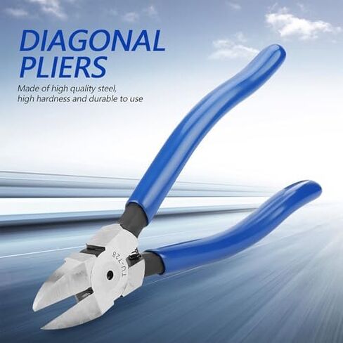 8inch Blue Diagonal Flush Wire Cutting Pliers Side Cutters Pliers Dikes Wire Cutters for Clean Cut and Cutting Needs (1) in Saudi Arabia