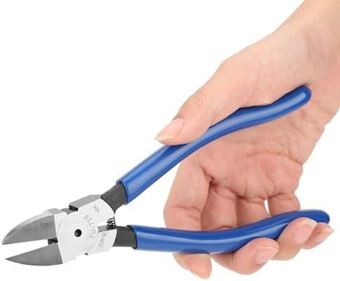 8inch Blue Diagonal Flush Wire Cutting Pliers Side Cutters Pliers Dikes Wire Cutters for Clean Cut and Cutting Needs (1) in Saudi Arabia