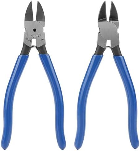 8inch Blue Diagonal Flush Wire Cutting Pliers Side Cutters Pliers Dikes Wire Cutters for Clean Cut and Cutting Needs (1) in Saudi Arabia