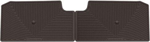 WeatherTech All-Weather Floor Mats for Toyota Sienna - 2nd Row (W581), Black in Saudi Arabia