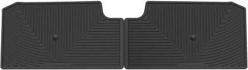 WeatherTech All-Weather Floor Mats for Toyota Sienna - 2nd Row (W581), Black in Saudi Arabia